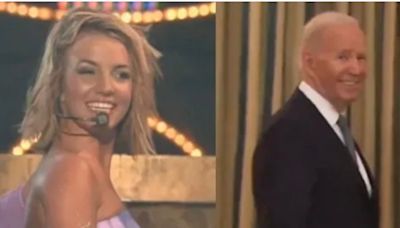 Joe Biden recria meme icônico de Britney Spears