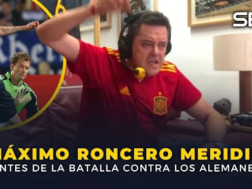 La arenga de Roncero antes del partido contra Alemania: "Habrá que recordar a Lehmann lo que pasó en la batalla del año 2008"