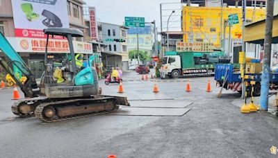 南投市管線搶修10里停水 水公司︰重車輾壓導致無關地震