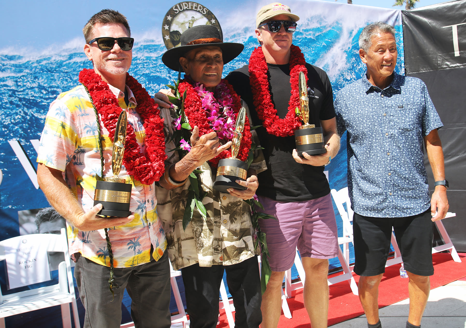 Jeff Deffenbaugh, Jamie O’Brien and Ilima Kalama inducted into Surfers' Hall of Fame