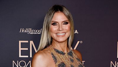 Heidi Klum is all legs in revealing mini dress for jaw-dropping new appearance