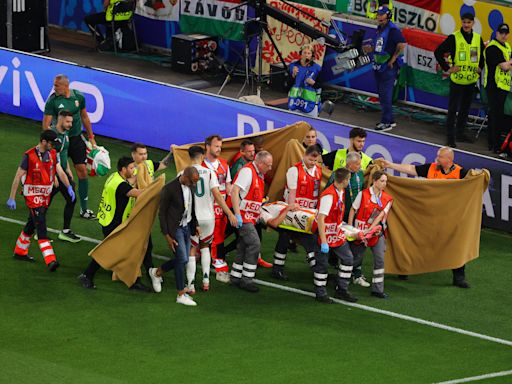 Euro 2024: Hungary's Barnabás Varga stable in hospital after collision, head injury in win over Scotland