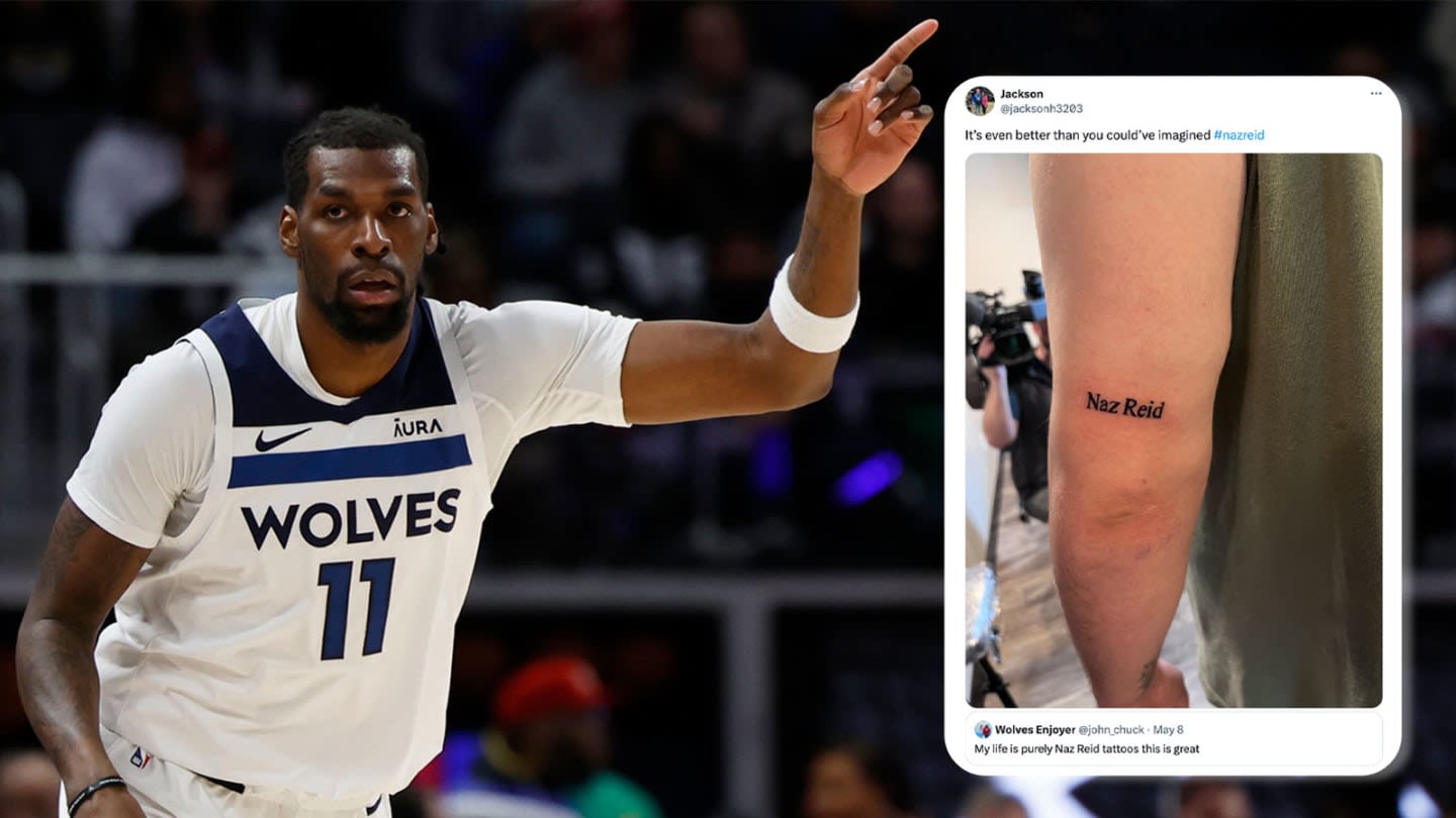The Story Behind Hundreds of Timberwolves Fans Getting $20 Naz Reid Tattoos