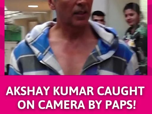 Akshay Kumar Snapped by Paparazzi During 'Sarfira' Promotion! | Entertainment - Times of India Videos