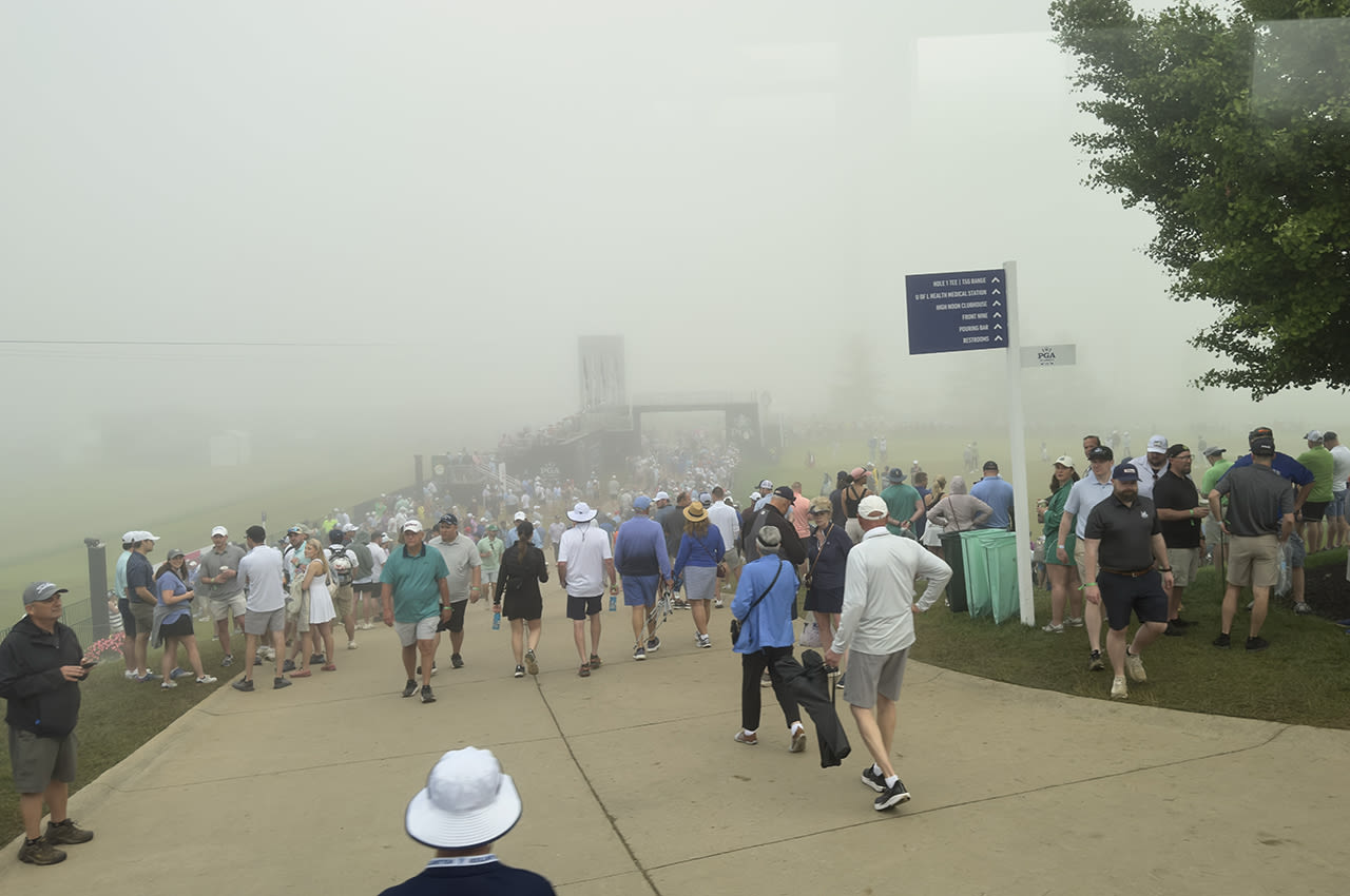 2024 PGA Championship delayed for two hours on Saturday