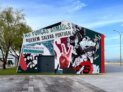 Frederico e Rodrigo criaram 14 murais em todo o país para celebrar os 50 anos do 25 de Abril