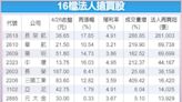 16檔法人囤貨中 3檔殖利率逾5％ 「這檔」瘋狂進貨