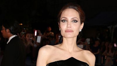 Angelina Jolie Looks Completely Different With 80s Prom Curls