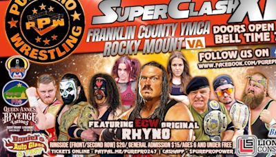 Rhyno headlines Pure Pro Wrestling Superclash in Rocky Mount