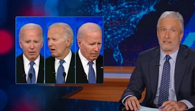 Jon Stewart jokes Joe Biden has ‘resting 25th Amendment face’ after debate performance