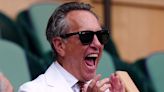 Richard E. Grant puts on a VERY animated display at Wimbledon