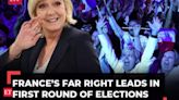 France elections: Le Pen leads in early polls, far-right wins first round; left group protests erupt