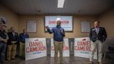 Flanked by GOP allies, Cameron pitches voters on his vision for making Kentucky a national model
