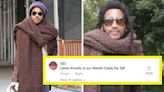 Lenny Kravitz Announced The Beginning Of Fall With His Signature Gargantuan Scarf, And Everyone Is Obsessed