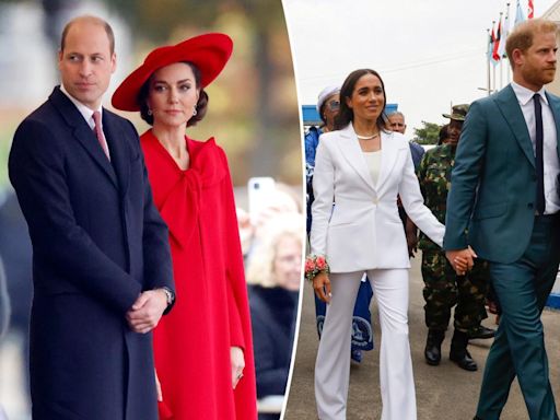 Kate Middleton and Prince William ‘absolutely furious’ over Meghan and Harry’s Nigeria trip: royal author