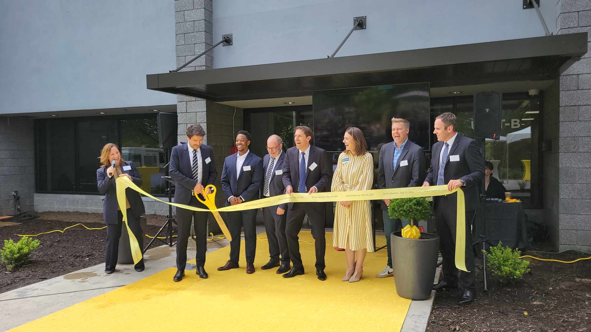 French manufacturer Tageos holds grand opening for Fletcher plant