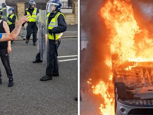 Panic as Brits in 30 towns and cities face protests after horror stabbings