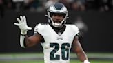 Watch: Eagles RB Miles Sanders scores 1st rushing TD since 2020 season