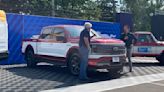 Ford and Jay Leno recreate WalMart founder's 1979 F-150 with new Lightning