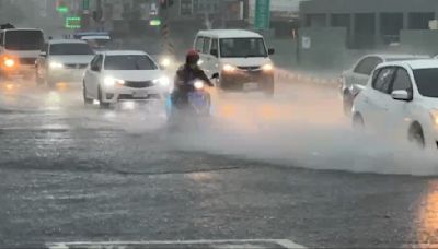 新／下班注意！大雷雨狂轟炸 淹水警戒地區曝光