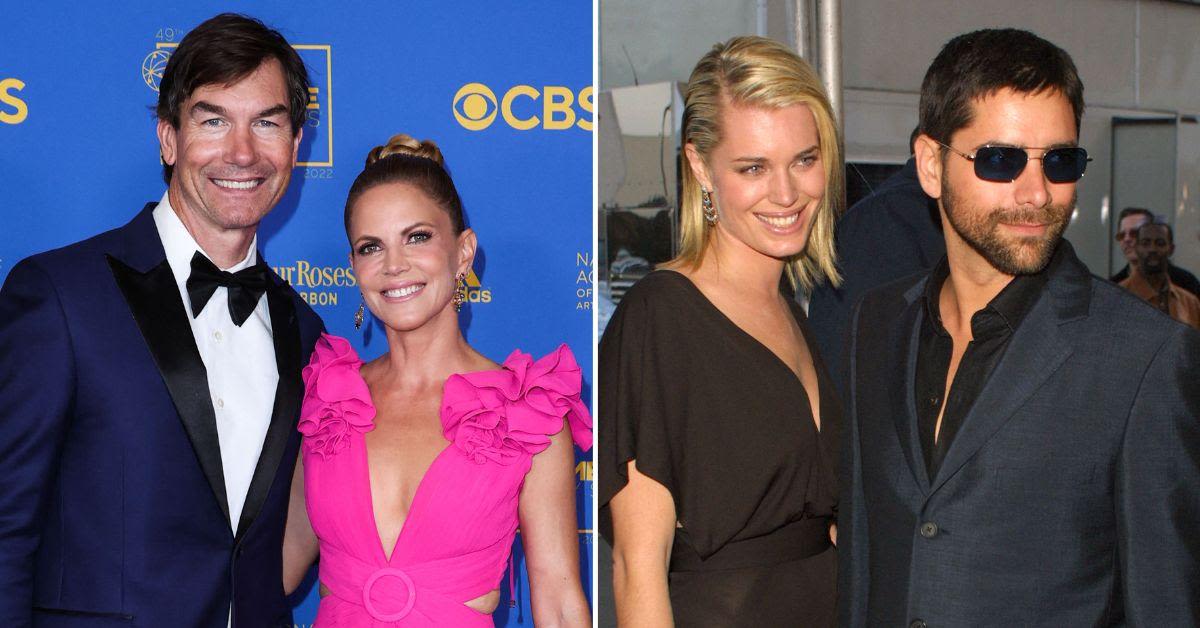 The Talk's Jerry O'Connell Insists Wife Rebecca Romijn 'Dated Down' With Him Following Her Marriage to John Stamos