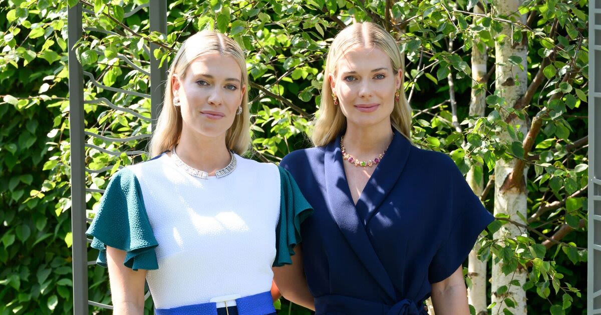 Lady Amelia and Lady Eliza Spencer wear blue gowns at RHS Chelsea - get the look