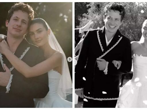 Charlie Puth confirms marriage to Brooke Sansone; shares pics from intimate wedding | - Times of India