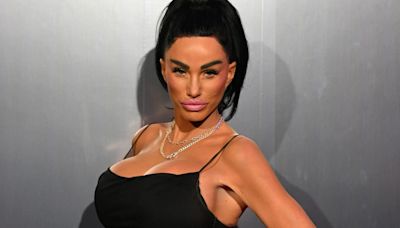 Katie Price shows off her new £800 sphynx cat after she's slammed by charity