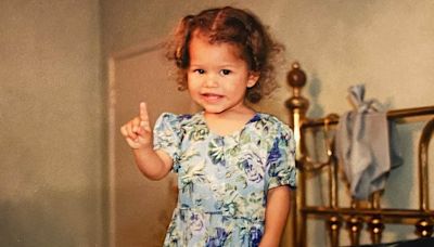 Zendaya shares sweet childhood throwback after turning 28