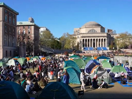 Universidade de Columbia faz greve contra repressão policial em protestos pró-Palestina
