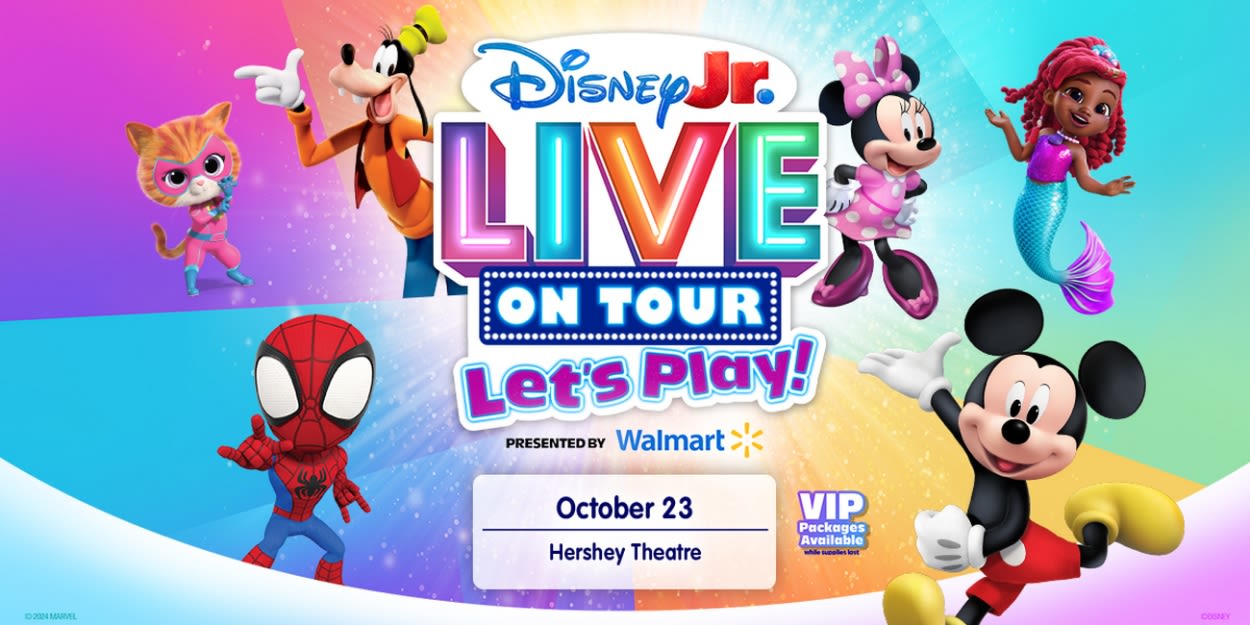 Disney Jr. Love on Tour: LET'S PLAY Comes to Hershey Theatre in October