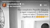 Valentina Ferrer celebra a J Balvin en su cumpleaños y comparte estas fotos con su hijo Río