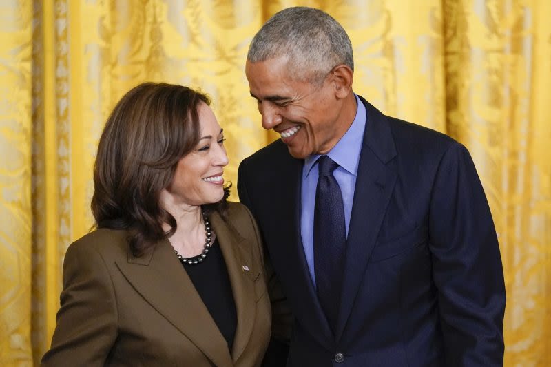 Obamas endorse Harris for president