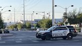 Police investigate homicide, shut down multiple roads in downtown Las Vegas
