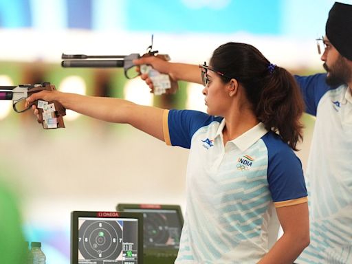 India’s Day 3 at Paris Olympics 2024: Manu-Sarabjot enters bronze medal round in shooting, Ramita Jindal finishes 7th | Mint