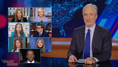 ‘The Daily Show’: Jon Stewart Calls Out Cable News Networks For How They Cover Donald Trump Amid Hush Money Trial