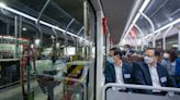 立法會交通事務委員會參觀九巴廠 乘坐新一代電動巴士