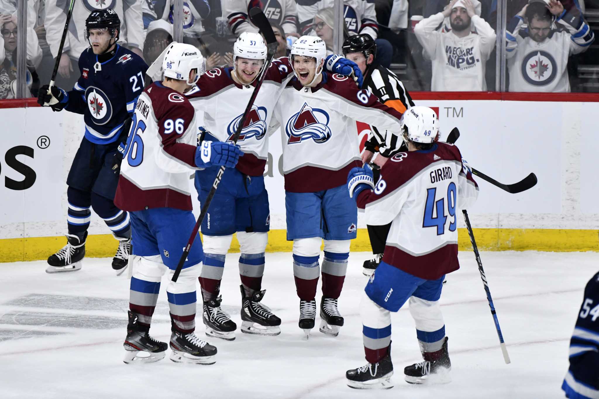 High-scoring Avalanche await winner of Stars-Golden Knights in next round after dispatching Jets