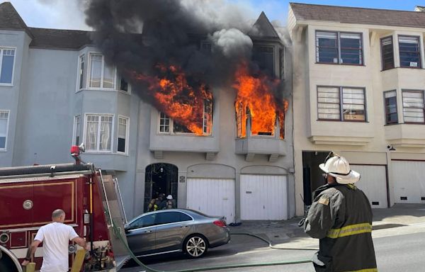 SF Alamo Square dog walker's home burns weeks after receiving racist threats