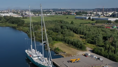 Le plus grand cargo à voile du monde achève son premier voyage transatlantique