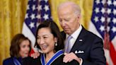 Michelle Yeoh Honored with Presidential Medal of Freedom by President Joe Biden