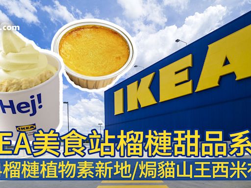 【IKEA榴槤雪糕】IKEA美食站榴槤甜品系列 最多追加5份榴槤肉！D24榴槤植物素新地回歸／焗貓山王榴槤西米布甸新登場