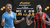 Manchester City vs. AC Milan: horario, TV, pronósticos y estadísticas