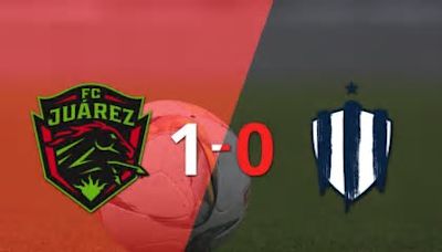 FC Juárez venció a CF Monterrey 1 a 0 en el estadio Olímpico Benito Juárez