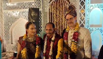 MP: Inspired By Spiritual Guru, Groom From Switzerland, Bride From Germany Tie The Knot In Shivpuri