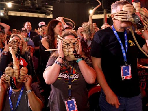 ‘Alien: Romulus’ Hall H panel witnesses 6,500 facehugger masks as director Fede Alvarez updates SDCC