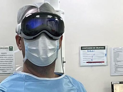 巴西醫生成功使用蘋果 Apple Vision Pro 頭戴裝置進行肩關節鏡手術
