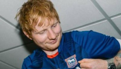 Así celebró Ed Sheeran el ascenso del Ipswich, club de sus amores