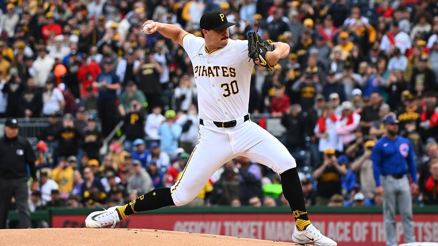 Pirates' Paul Skenes strikes out 7 Cubs over 4 innings in MLB debut