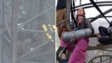 Two activists tape themselves to 250ft crane in Atlanta ‘Cop City’ protest